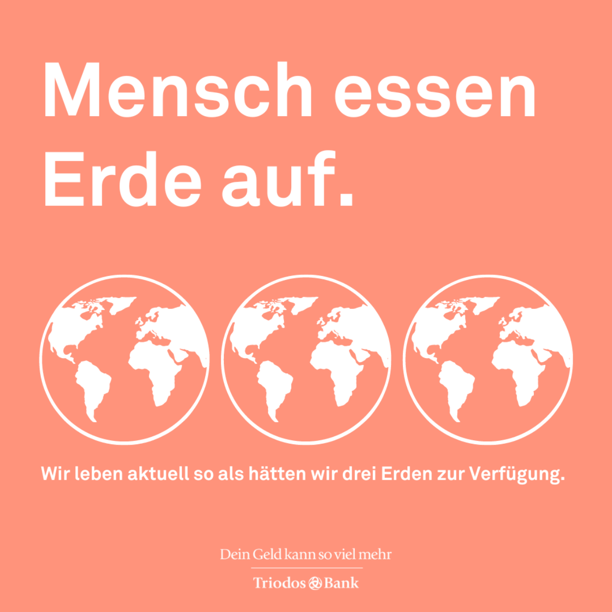 Auch der Finanzsektor hat einen zu großen ökologischen Fußabdruck